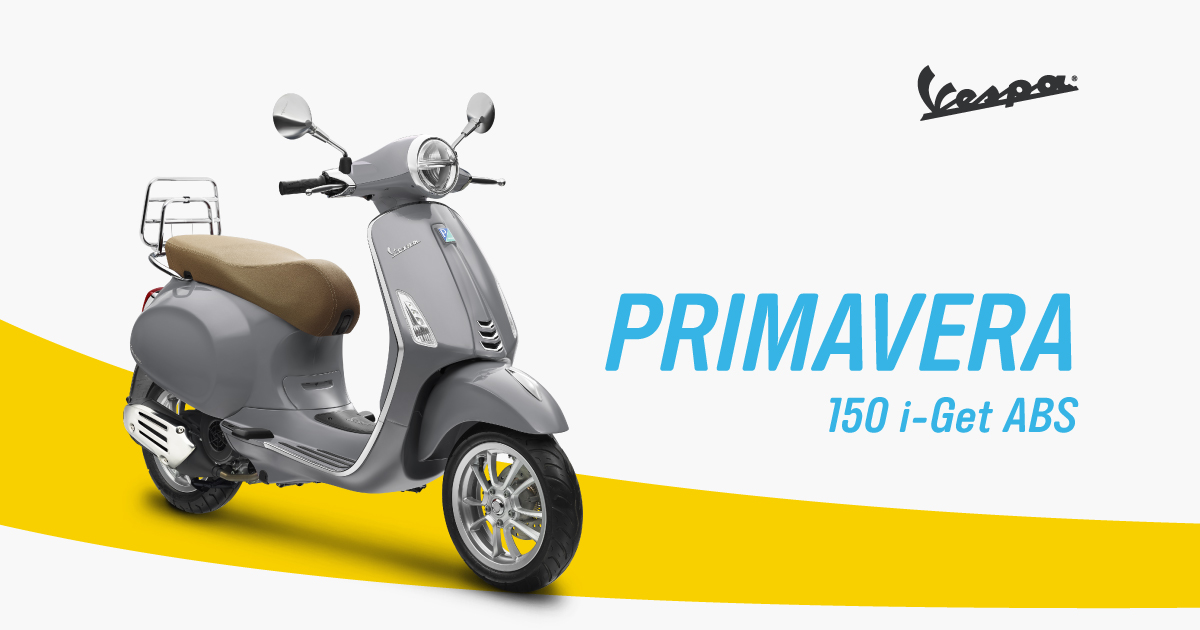 Vespa Primavera 150 I-get 2025 สายหล่อ เครื่องแรง เทคโนโลยีจัดเต็ม