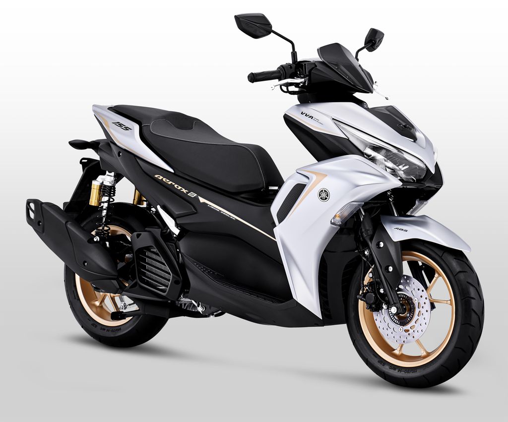 Yamaha Aerox 155 2025 สีใหม่ สไตล์วินเทจ